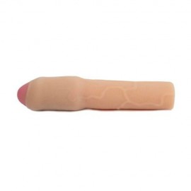 Cyberskin Uncut Penis Extension Xtra Thick Flesh 7.75 Inch