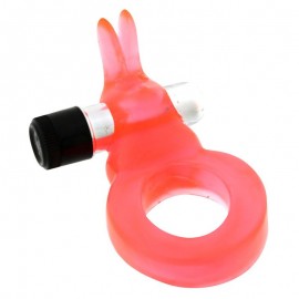 Jelly Rabbit Vibrating Cock Ring