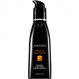 Wicked Aqua Salted Caramel Waterbased Lubricant 120mls