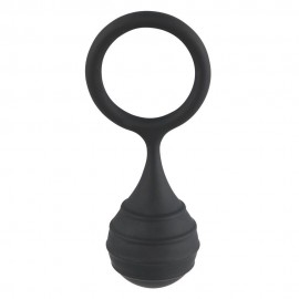 Black Velvet Cock Ring And Weight