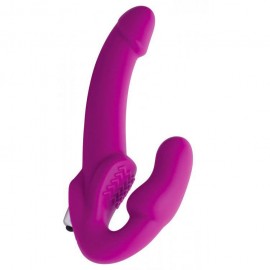 Evoke Vibrating Strapless Silicone Strapon Dildo