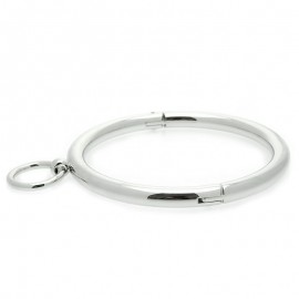 Ladies Rolled Steel Collar With Ring