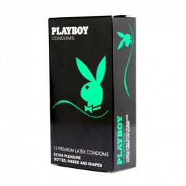 PlayBoy Extra Pleasure Condom 12 Pack