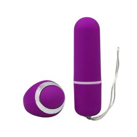 Power Ring Remote Control Mini Bullet 2.5 Inch Purple