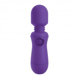 OMG Silicone Rechargeable Wand Purple